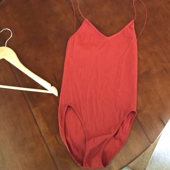 Urban Outfitters Tops - Urban outfitters red bodysuit